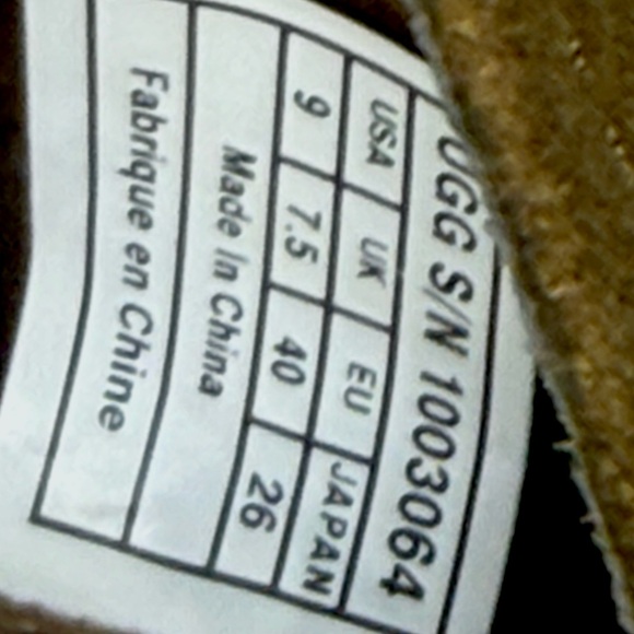 UGG Classic Tall Boots Sunset Brown Women’s Size 9 Shearling Suede Winter - Picture 9 of 9